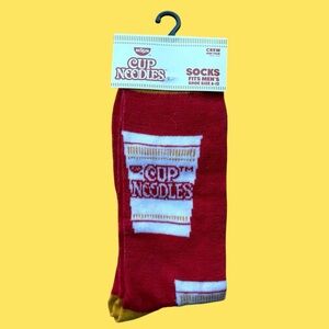 ISSI Cup Noodles Red Crew Socks